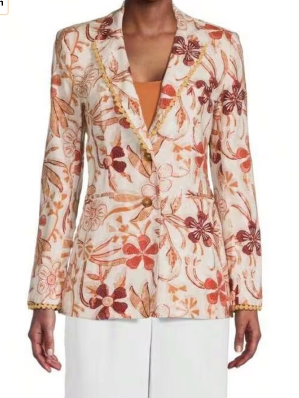Sam Edelman Enola Floral Printed Blazer Size XS NWT